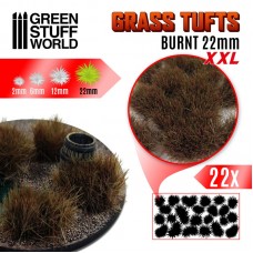 Grass TUFTS XXL - 22mm self-adhesive - BURNT